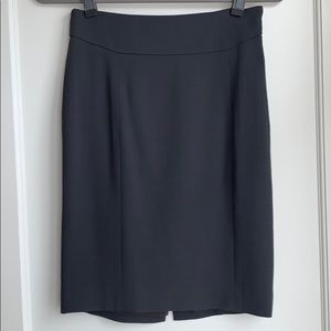 Ann Taylor Slate Gray Pencil Skirt